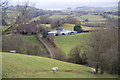 Steeply undulating farmland at Gelli