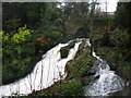 Waterfall on the Auldhouse Burn in Rouken Glen Park