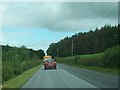 Northbound guided convoy on the A34 south of Donagh