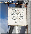 White Lion pub sign, Cefn Cribwr