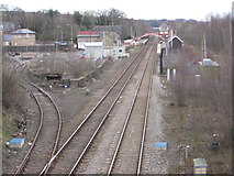 NY7063 : Haltwhistle railway station, Northumberland by Nigel Thompson