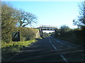 A478 passing under railway bridge