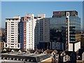 Rooftop view towards Helmont House, Cardiff