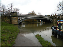 TL4559 : Victoria Bridge, Christmas 2012 by Keith Edkins