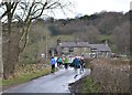 Boxing Day strollers at Totley Bents