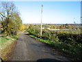 Approaching Sudborough from Slipton