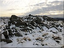 NY2503 : Little Stand Summit Cairn by Rude Health 