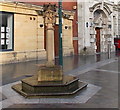 Preaching Cross replica, High Street, Newport