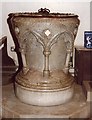 St John the Baptist, Bamford - Font