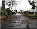 Entrance to a holiday park, Swanbridge