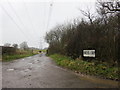 Farm entrance of Bakers Lane