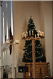 TQ2995 : Christmas at St Thomas's Church, Oakwood, London N14 by Christine Matthews