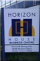 Sign outside Horizon House, Swanley