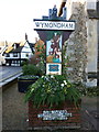 Wymondham town sign