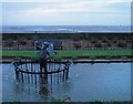 The recently replaced Boy with a leaking boot statue on Kingsway Cleethorpes