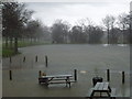 TL1497 : Heavy rain storm adding to the flood water by Richard Humphrey