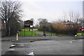 An entrance to Platt Fields Park