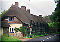 Thatched cottages at West Amesbury, Wiltshire