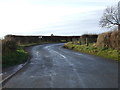 Twisty road towards Deighton