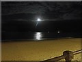 TA3009 : New Year's Eve Moonlight on the Humber Estuary Cleethorpes by Steve  Fareham