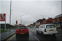 SJ8896 : Stopped at traffic lights on Hyde Road by Bill Boaden