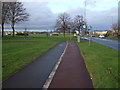 Dual use path beside Thornaby Road