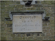 TL2470 : Godmanchester Town Hall date stone 1  by Alan Murray-Rust