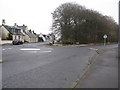 Mini-Roundabout at the southern end of Eaglesham