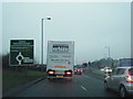 A41 approaching Swan Roundabout