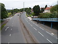  The Portway west of a footbridge, Shirehampton, Bristol