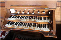 TF1696 : Organ Console, St Mary's church, Thoresway by J.Hannan-Briggs