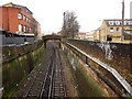 Railway through Greenwich town centre