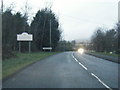 A4068 at the Carmarthenshire county boundary