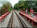 Railway line and cycle route near Bitton station