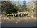 Path heading to South Marston Park