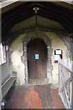 TL5701 : South Door, Church of Ss Peter & Paul, Stondon Massey by Julian P Guffogg