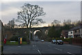 Disused railway viaduct at Cherry Tree