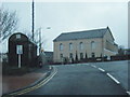 Cwmgarw Road and church