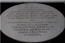 TF1892 : Memorial to the Turnor Children, St Martin's church by J.Hannan-Briggs