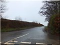 SS7114 : Road leading north from Edgiford Cross by David Smith