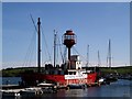 The former lightship Ballydorn, Whiterock, Strangford Lough