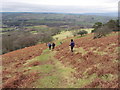 Descent from Clawdd Coch