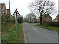 Clay Lane on the outskirts of Fishbourne