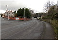 Newport Road north of  the Llantarnam Road junction near Cwmbran