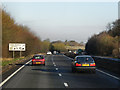 Northbound A34 near Sutton Scotney