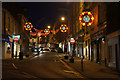 Christmas decorations, High Street, Blairgowrie