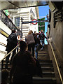 TQ2980 : Emerging into Piccadilly Circus from the Tube station by Robin Stott