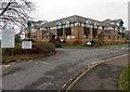 Entrance to Barry Hospital