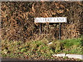 Watery Lane sign