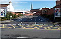 One lane in, two lanes out, Angel Place Shopping Centre, Bridgwater